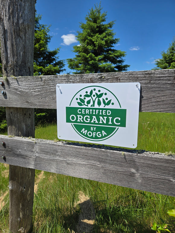 MOFGA Certified Organic Sign