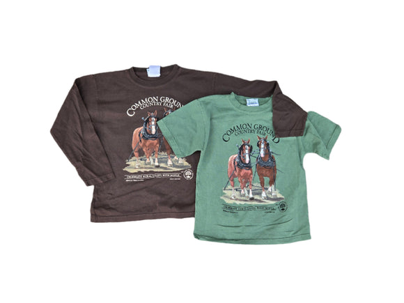 2025 Belgian Draft Horses - Youth Long Sleeve T-Shirt