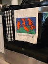 Dancing Animals - Tea Towel