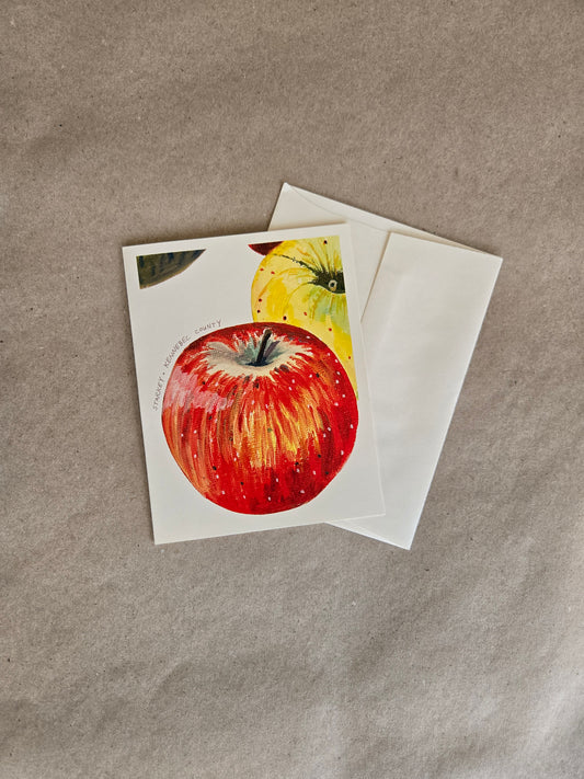 Maine Heirloom Apple Notecard: Individual Cards