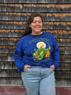 2007 Praying Mantis in the Harvest Moon - Adult Long Sleeved T-Shirt