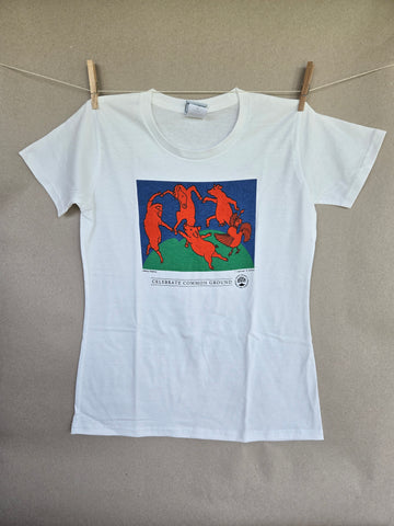 Dancing Animals - "Fitted" Adult T-Shirt