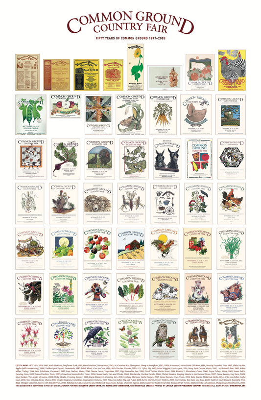 50 Years of Common Ground Commemorative Large Poster
