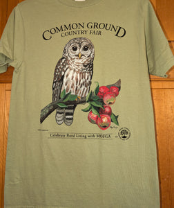 2024 Youth Owl with Apples Short Sleeve Shirt