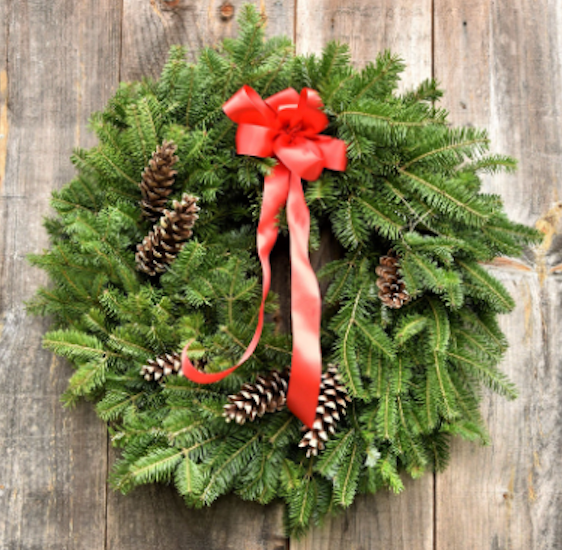 Pre-Order Small Traditional Holiday Wreath
