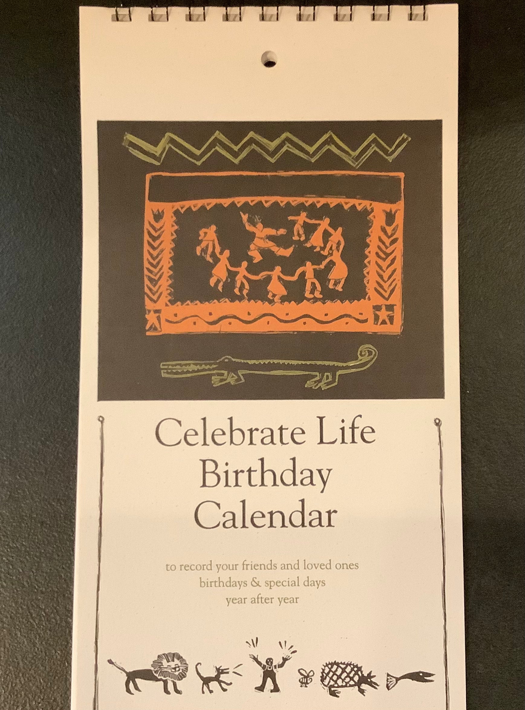 Toki Art - Celebrate Life Birthday Calendar