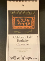 Toki Art - Celebrate Life Birthday Calendar