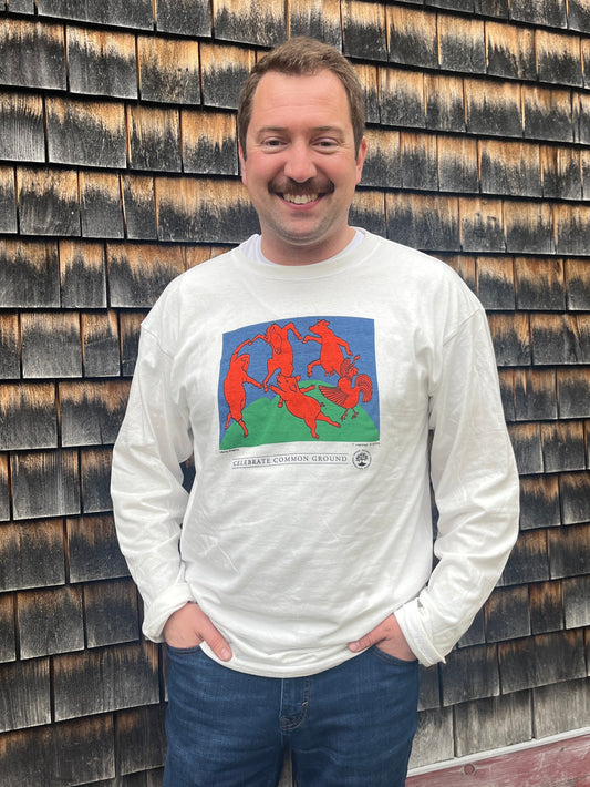 Dancing Animals - Adult Long Sleeve T-Shirt