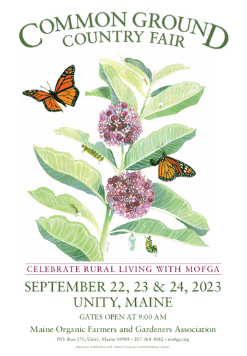 2023 Monarchs and Milkweed - Large Poster