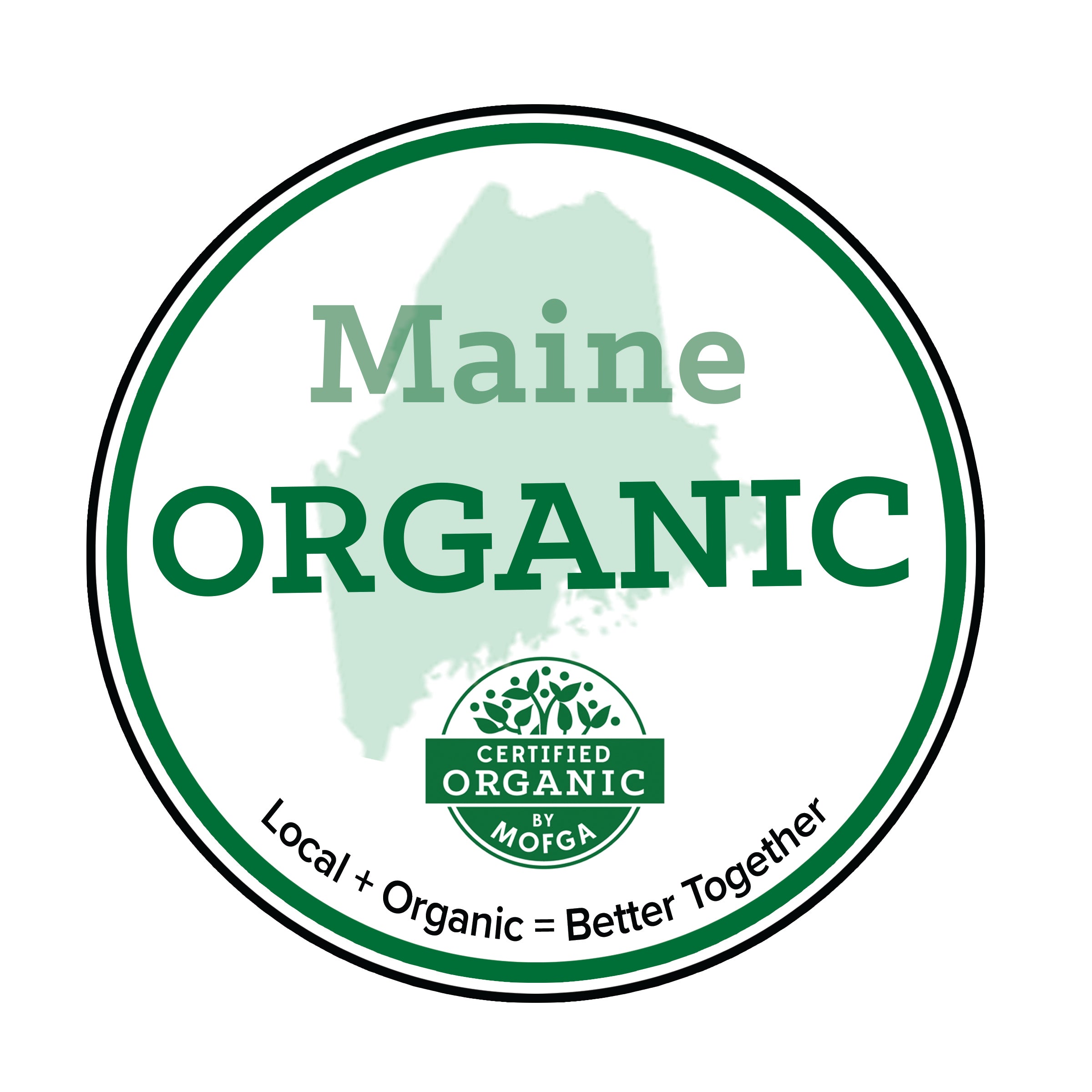 Maine Organic Decal Sticker