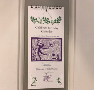 Toki Art - Celebrate Birthday Calendar